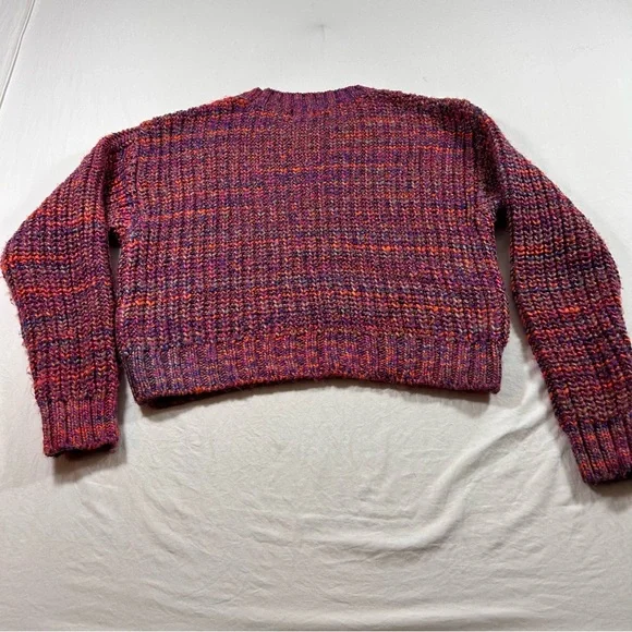 Anthropologie Purple and Pink Knit Sweater - Picture 7 of 9